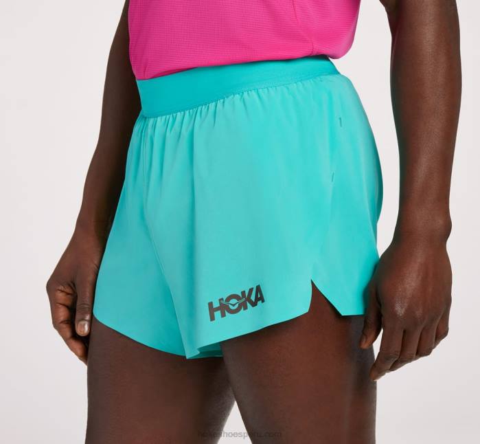 hombres 0LP0D650 partido corto Hoka negro