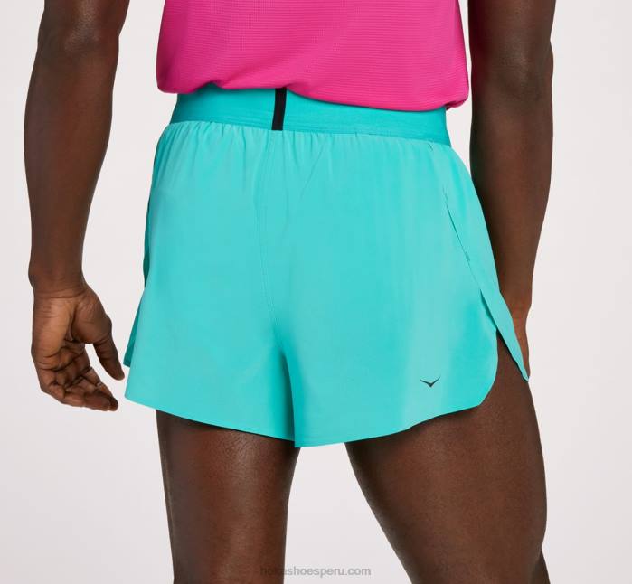 hombres 0LP0D650 partido corto Hoka negro