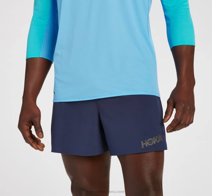 hombres 0LP0D658 5" corto Hoka negro