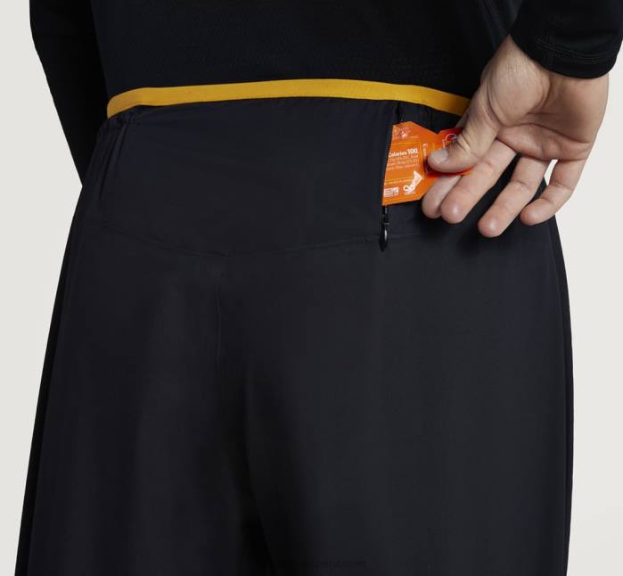 hombres 0LP0D660 pantalón impermeable ultraligero Hoka negro