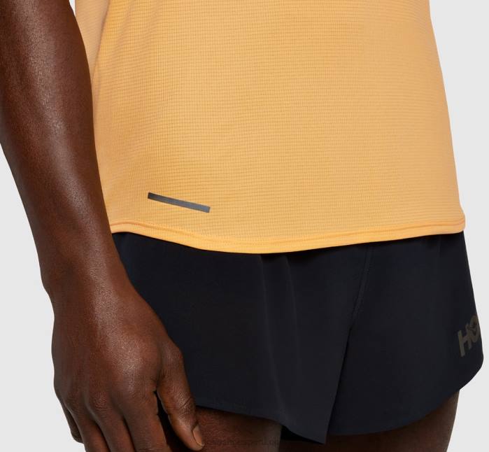 hombres 0LP0D631 camiseta de deslizamiento Hoka simulacro de naranja