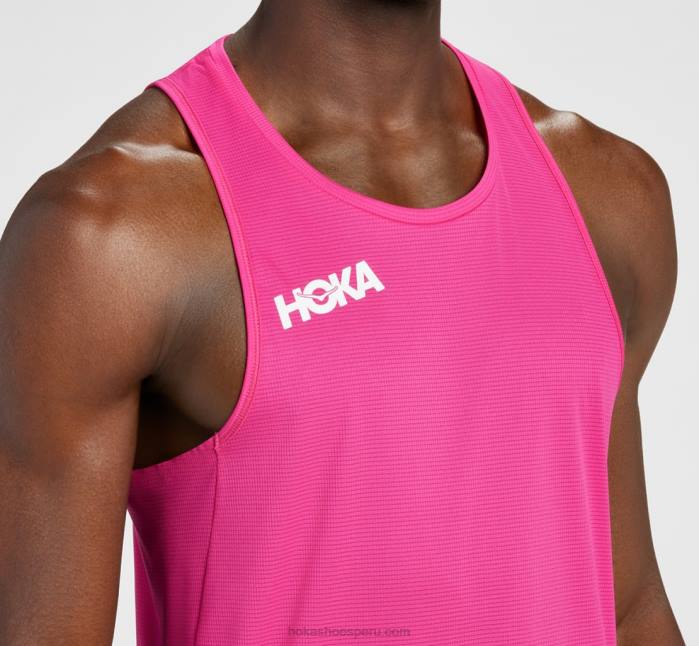 hombres 0LP0D633 camiseta de deslizamiento Hoka milenrama rosa