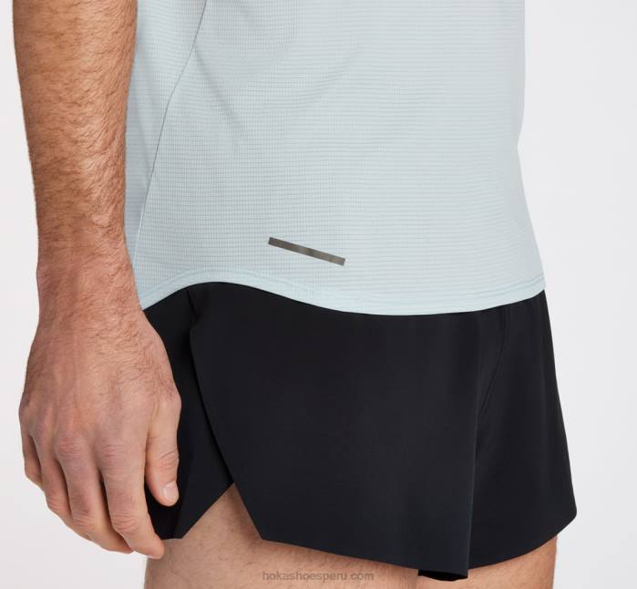 hombres 0LP0D634 camiseta de deslizamiento Hoka negro