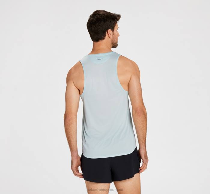 hombres 0LP0D634 camiseta de deslizamiento Hoka negro