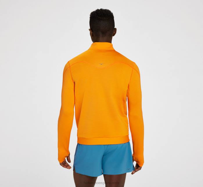 hombres 0LP0D639 1/2 cremallera Hoka negro