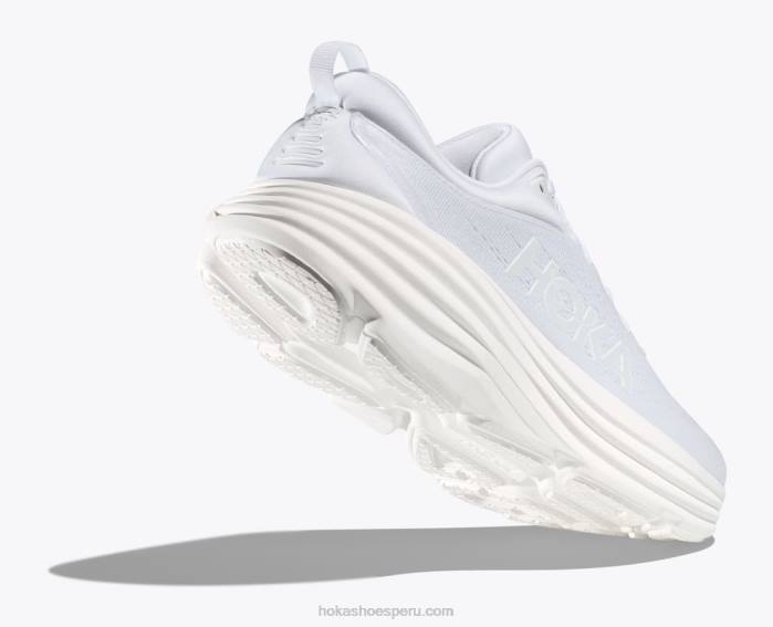 hombres 0LP0D418 bondi 8 Hoka blanco
