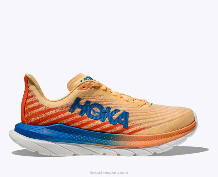 hombres 0LP0D436 Mach 5 Hoka impala/naranja vibrante