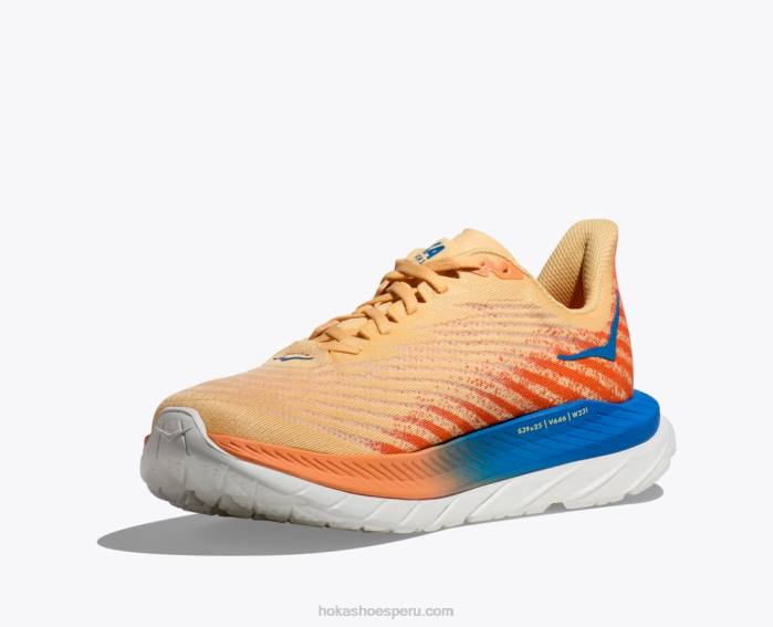 hombres 0LP0D436 Mach 5 Hoka impala/naranja vibrante