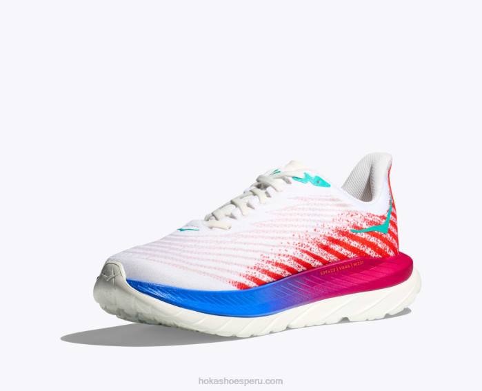 hombres 0LP0D437 Mach 5 Hoka llama blanca