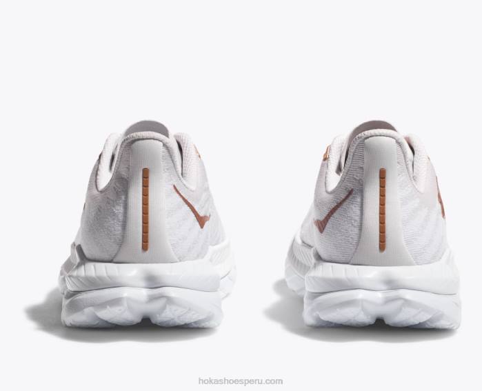 hombres 0LP0D442 Mach 5 Hoka blanco/cobre