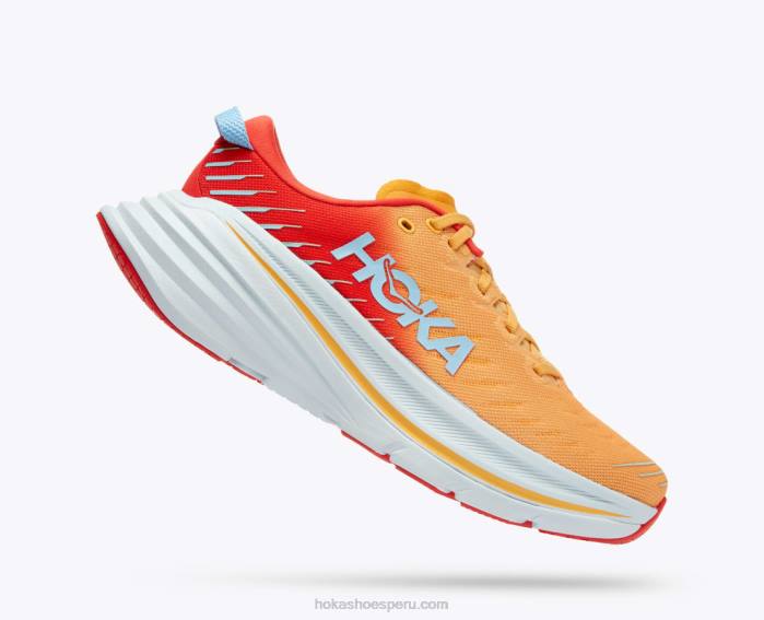 hombres 0LP0D463 bondi x Hoka fiesta/amarillo ámbar