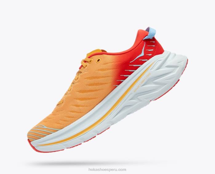 hombres 0LP0D463 bondi x Hoka fiesta/amarillo ámbar