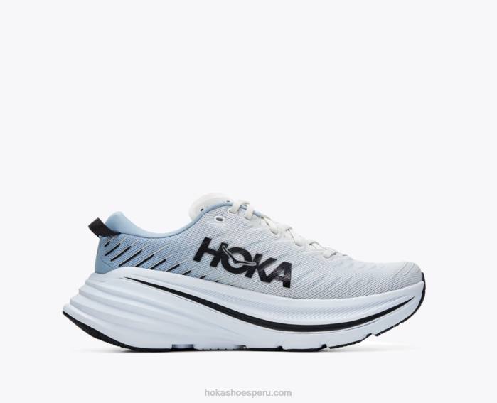 hombres 0LP0D465 bondi x Hoka blanc de blanc/niebla azul