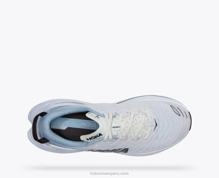hombres 0LP0D465 bondi x Hoka blanc de blanc/niebla azul