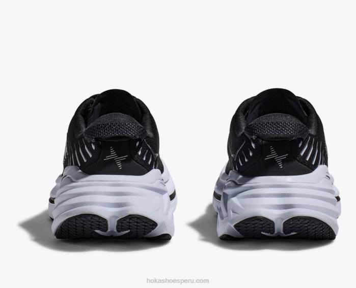 hombres 0LP0D467 bondi x Hoka blanco negro