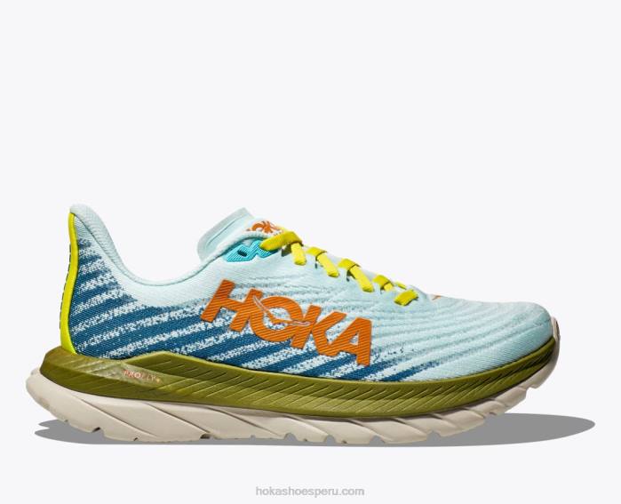 hombres 0LP0D475 hombre de hierro mach 5 Hoka oasis refrescante/multi