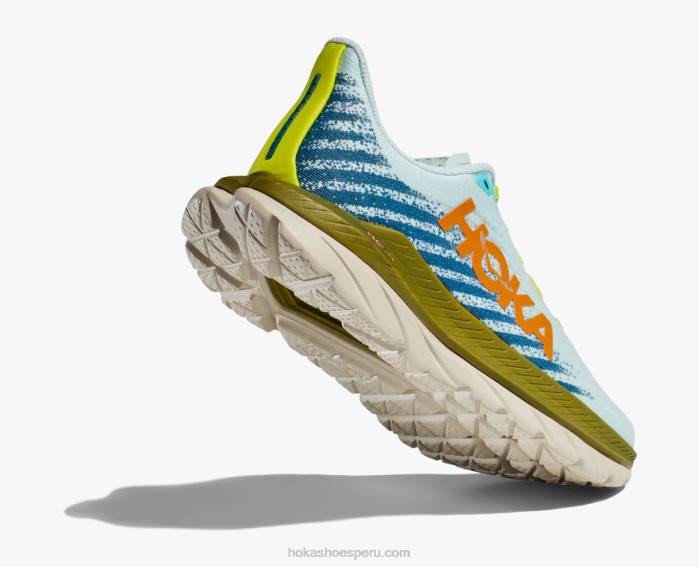 hombres 0LP0D475 hombre de hierro mach 5 Hoka oasis refrescante/multi