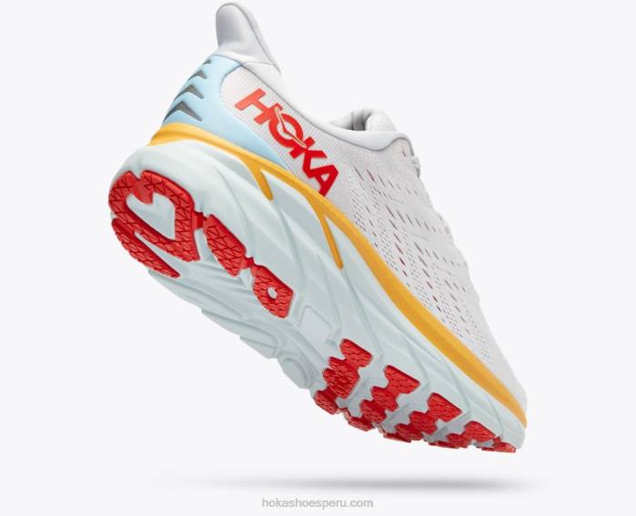 hombres 0LP0D477 8 Hoka nube nimbus/blanco de blanc