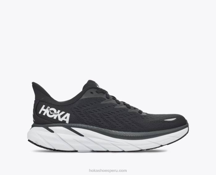 hombres 0LP0D478 8 Hoka blanco negro
