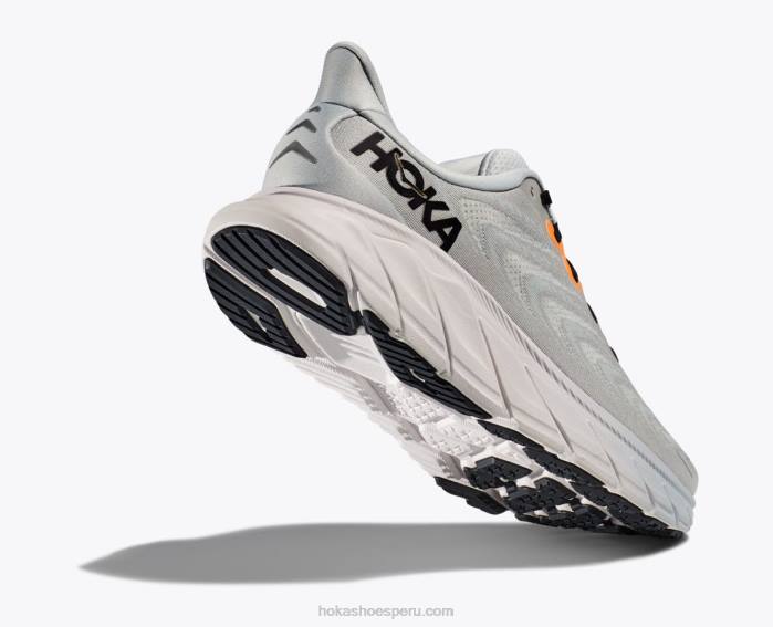 hombres 0LP0D619 arahi 6 Hoka niebla del puerto/negro