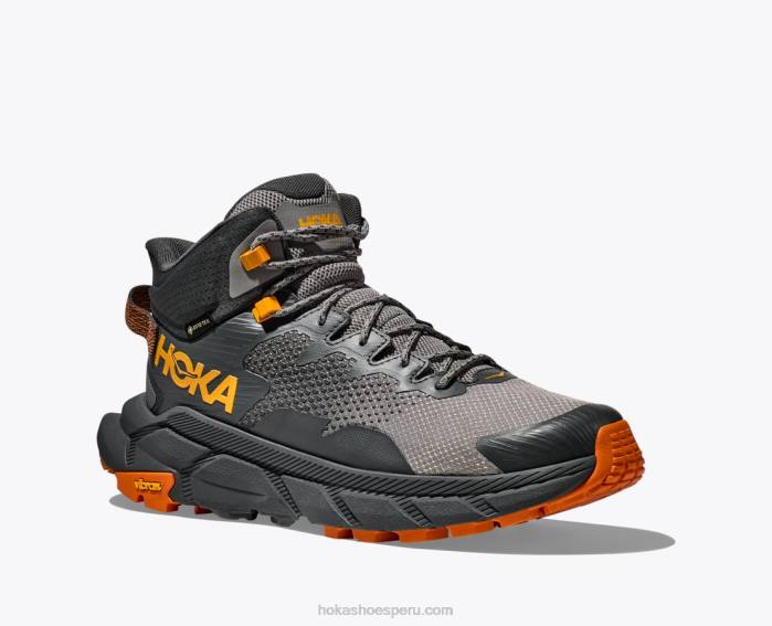 hombres 0LP0D523 código de seguimiento gtx Hoka Castlerock/naranja caqui