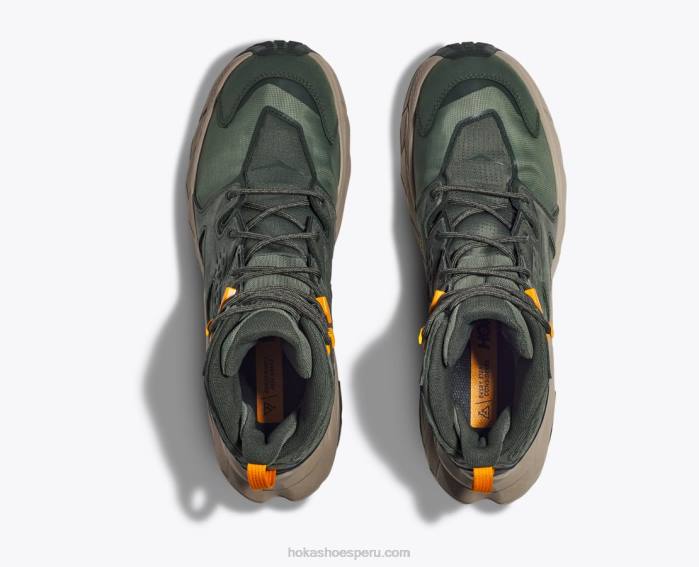 hombres 0LP0D535 anacapa mid gtx Hoka tomillo/amarillo radiante