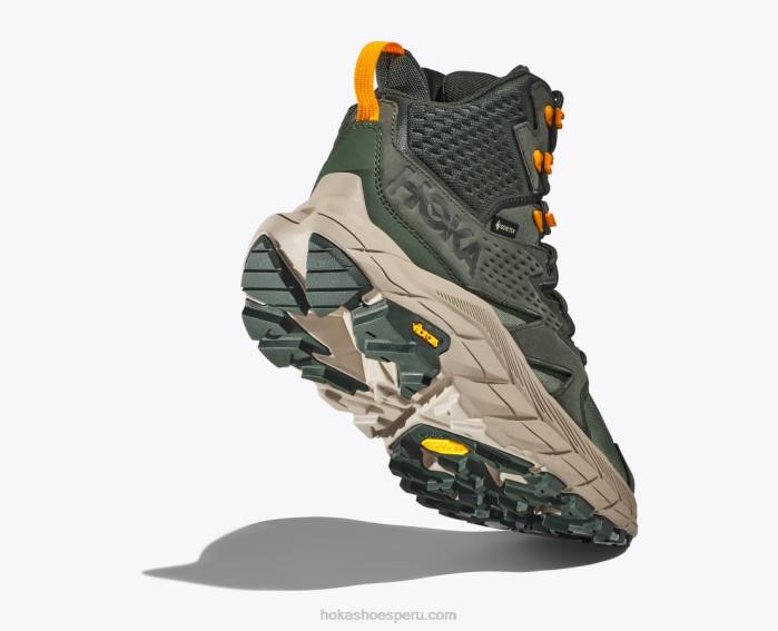 hombres 0LP0D535 anacapa mid gtx Hoka tomillo/amarillo radiante