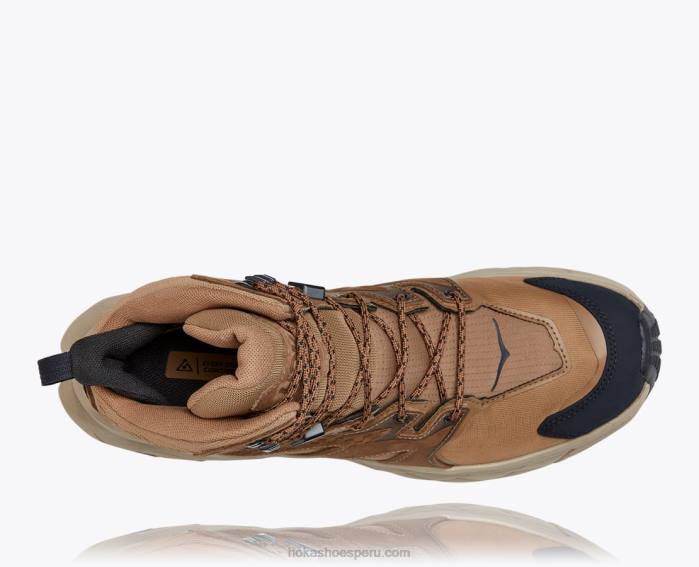 hombres 0LP0D538 anacapa mid gtx Hoka nutria/negro