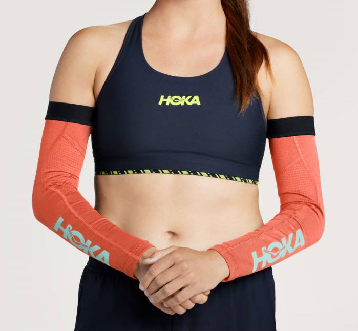 mujer 0LP0D404 mangas de brazo de vuelo Hoka camelia