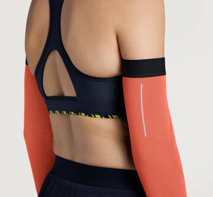 mujer 0LP0D404 mangas de brazo de vuelo Hoka camelia