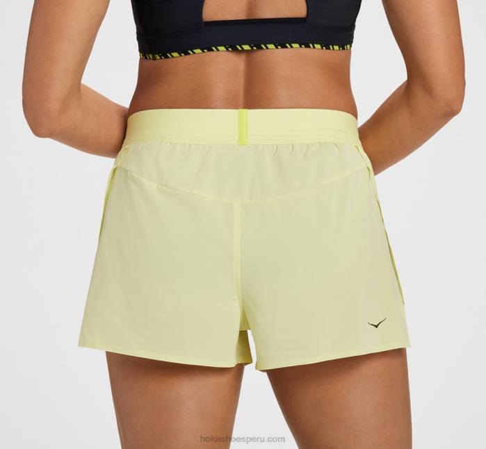 mujer 0LP0D355 partido corto Hoka negro