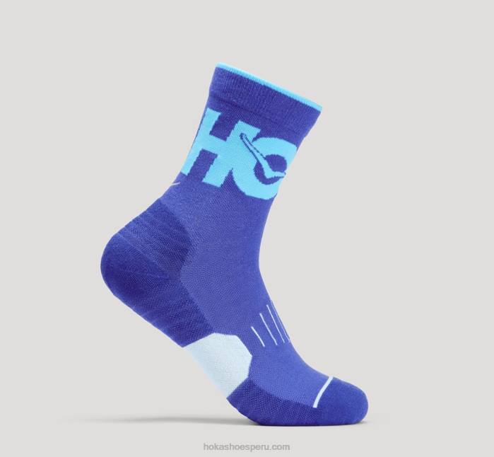 mujer 0LP0D383 calcetín para correr Hoka azulado/azul marino