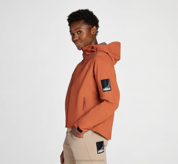 mujer 0LP0D373 impermeable de transporte Hoka arcilla cocida