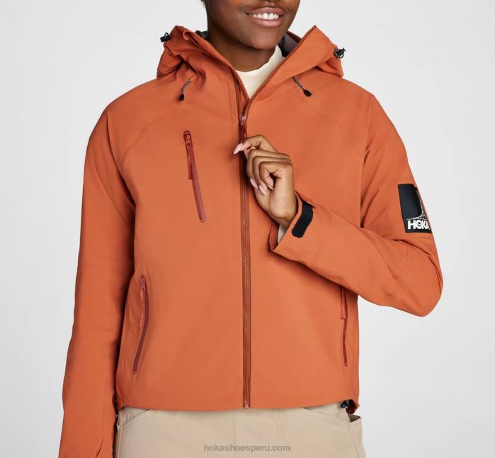 mujer 0LP0D373 impermeable de transporte Hoka arcilla cocida