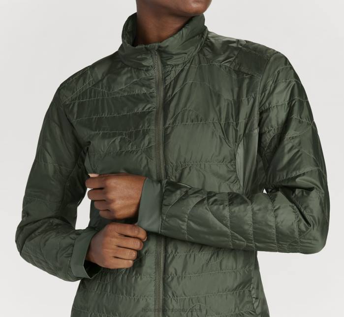 mujer 0LP0D377 chaqueta acolchada cielo Hoka mochila