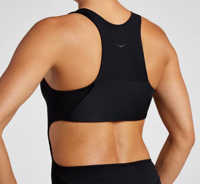 mujer 0LP0D313 mono corto Hoka negro