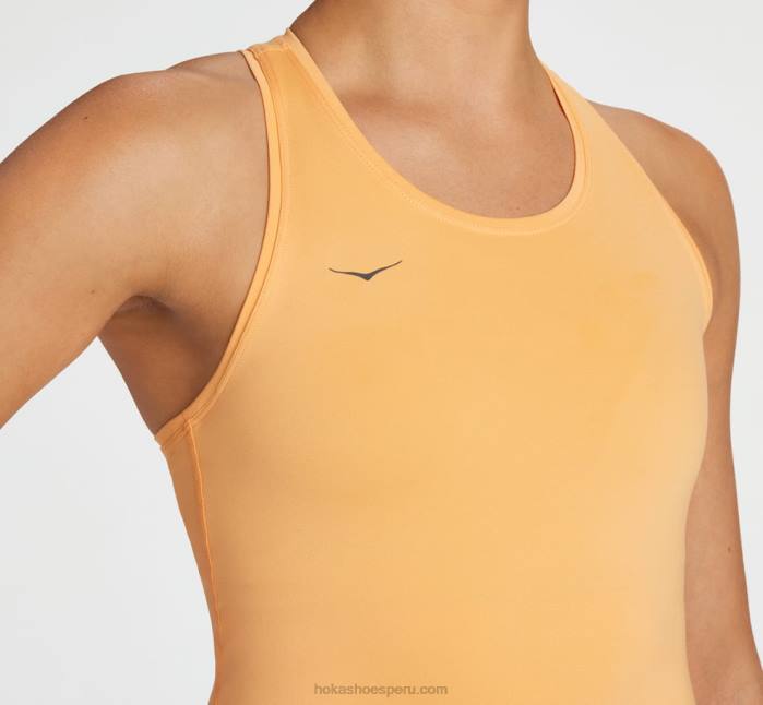 mujer 0LP0D316 tanque hupana Hoka simulacro de naranja