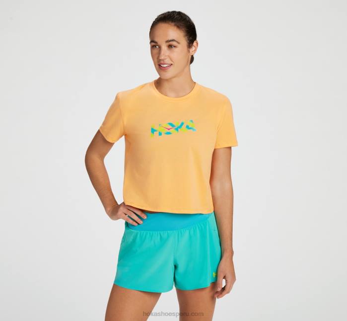 mujer 0LP0D317 camiseta todo el día Hoka añil