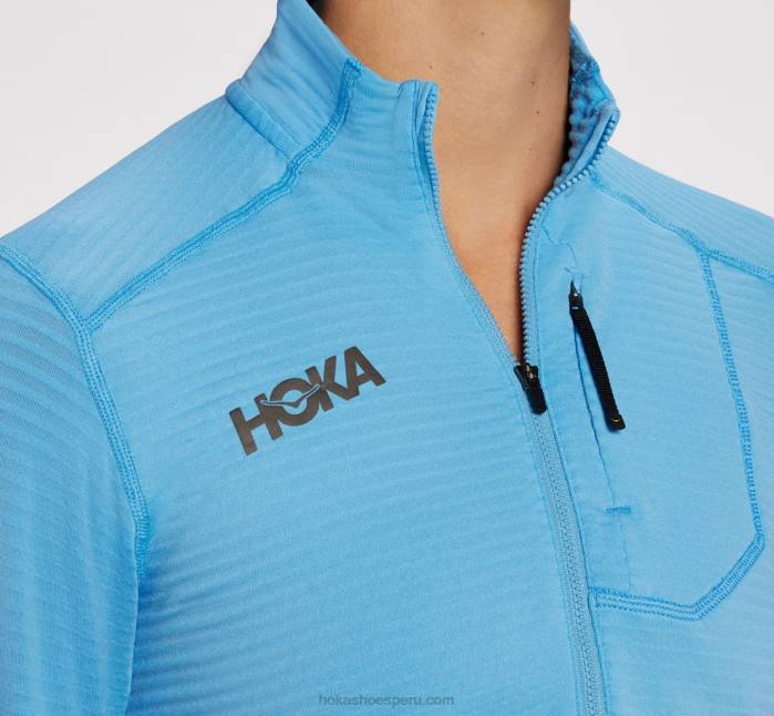 mujer 0LP0D319 1/2 cremallera Hoka simulacro de naranja