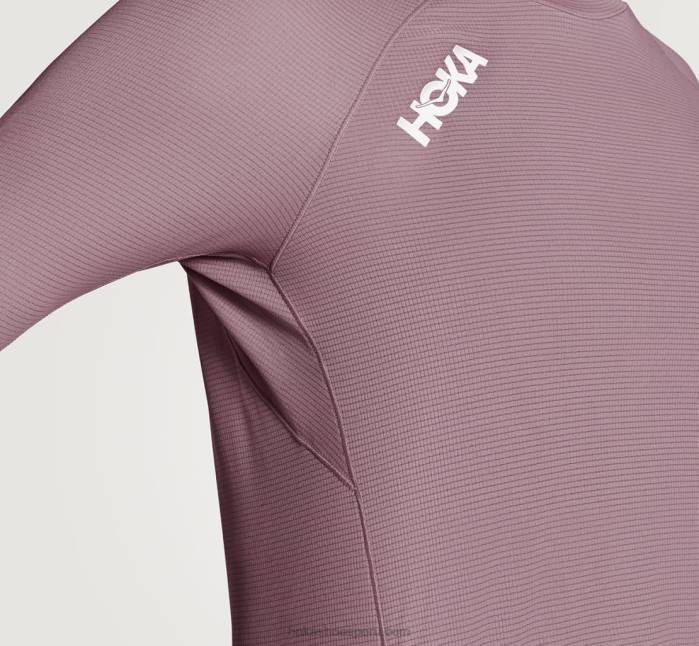 mujer 0LP0D326 deslizamiento manga 3/4 Hoka saúco