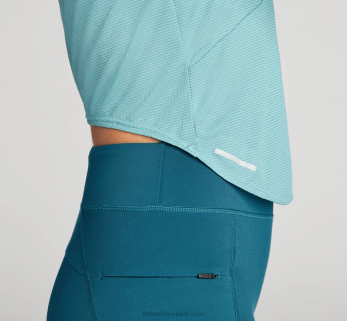 mujer 0LP0D337 tanque de deslizamiento Hoka sombra costera