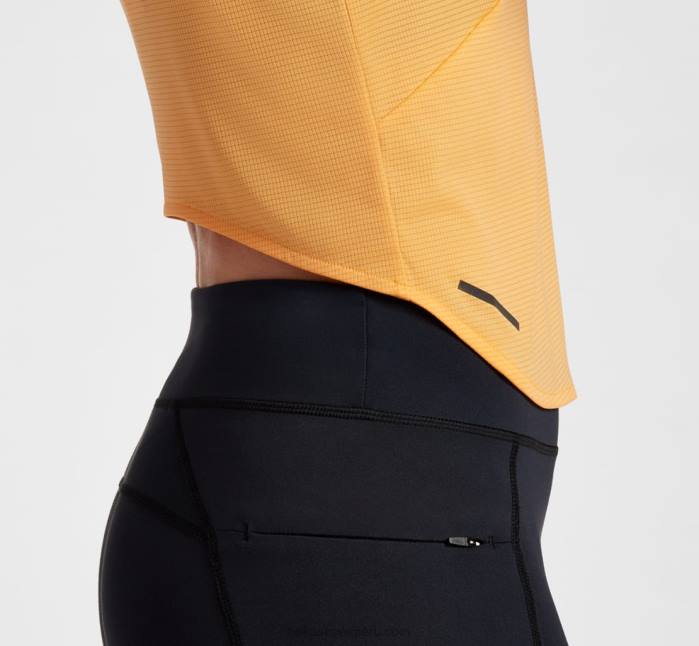 mujer 0LP0D342 tanque de deslizamiento Hoka simulacro de naranja