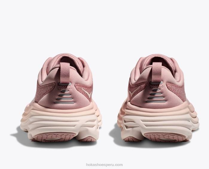 mujer 0LP0D10 bondi 8 Hoka látigo malva pálido/melocotón