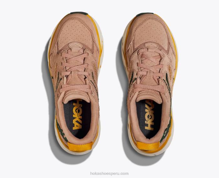 mujer 0LP0D203 clifton l bordado Hoka siroco/vista a la montaña