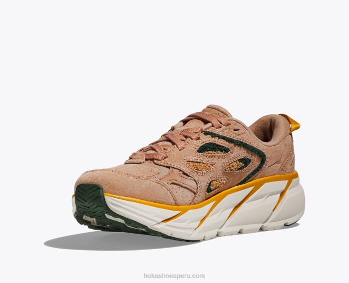 mujer 0LP0D203 clifton l bordado Hoka siroco/vista a la montaña