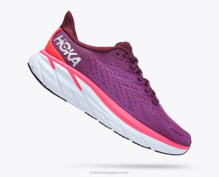 mujer 0LP0D219 8 Hoka vino de uva/beautyberry