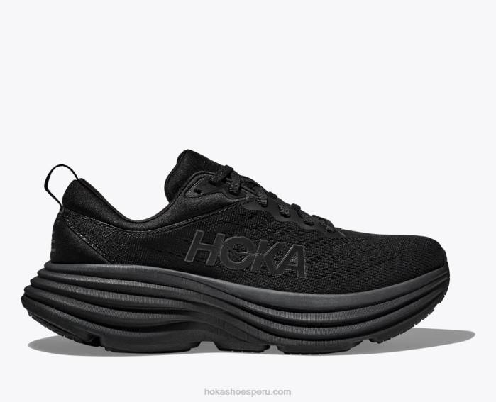 mujer 0LP0D246 bondi 8 Hoka negro