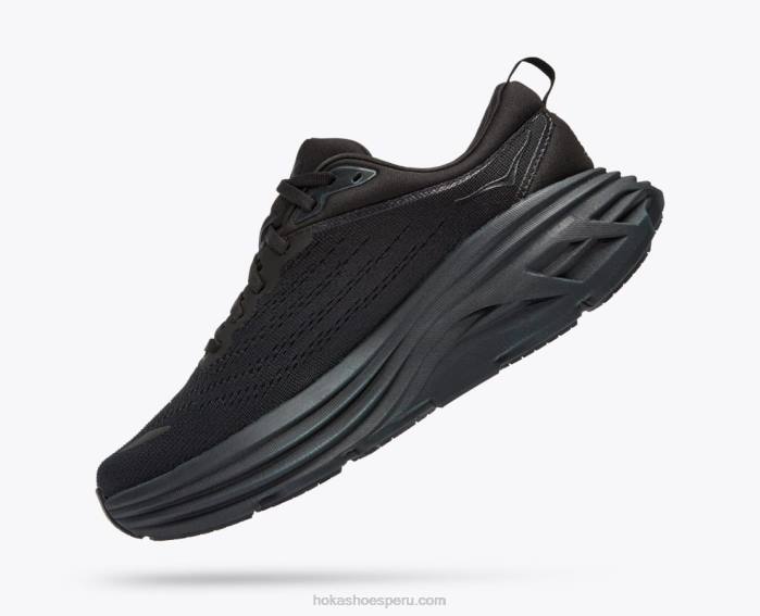 mujer 0LP0D246 bondi 8 Hoka negro