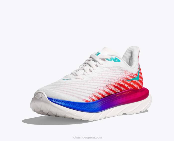 mujer 0LP0D27 Mach 5 Hoka llama blanca