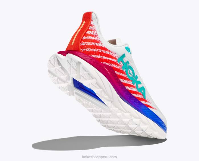 mujer 0LP0D27 Mach 5 Hoka llama blanca
